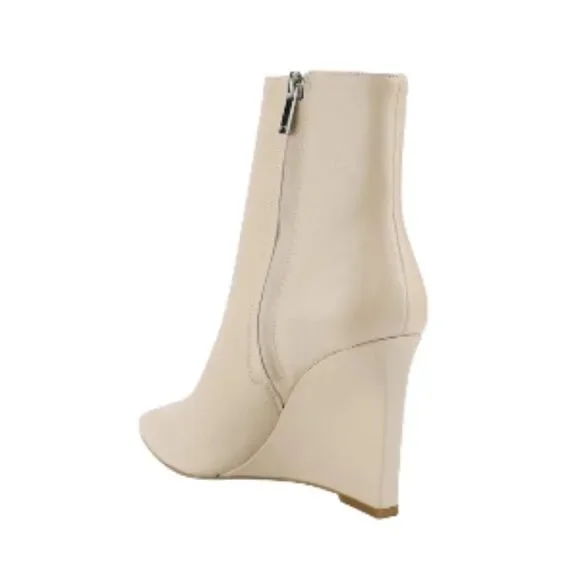 Marc Fisher Ltd Women's Dayna Pointy Toe Wedge Bootie In Taupe 11M NWT